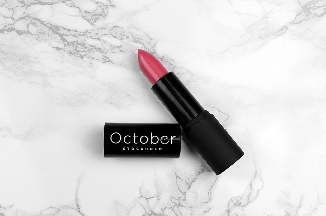 October Stockholm Longwear Matte Lipstick Absolute Pink